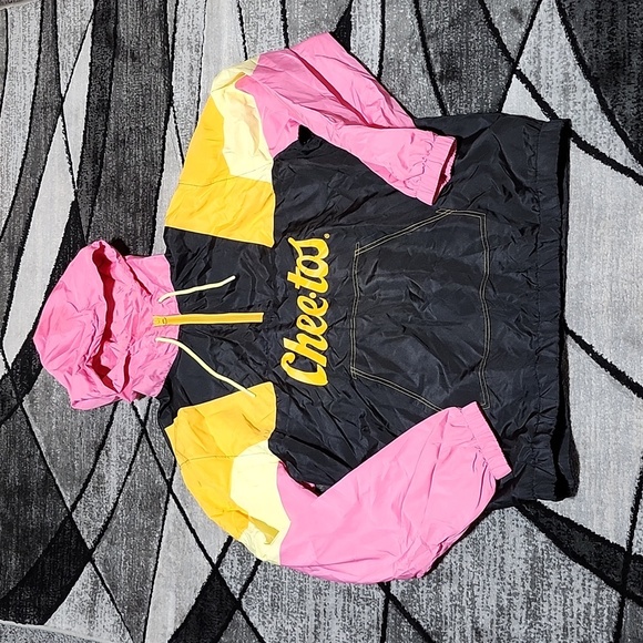 CHESTER CHEETAH CHEETOS BASKETBALL QUARTER-ZIP HOODIE WINDBREAKER JACKET UNISEX - Picture 2 of 14